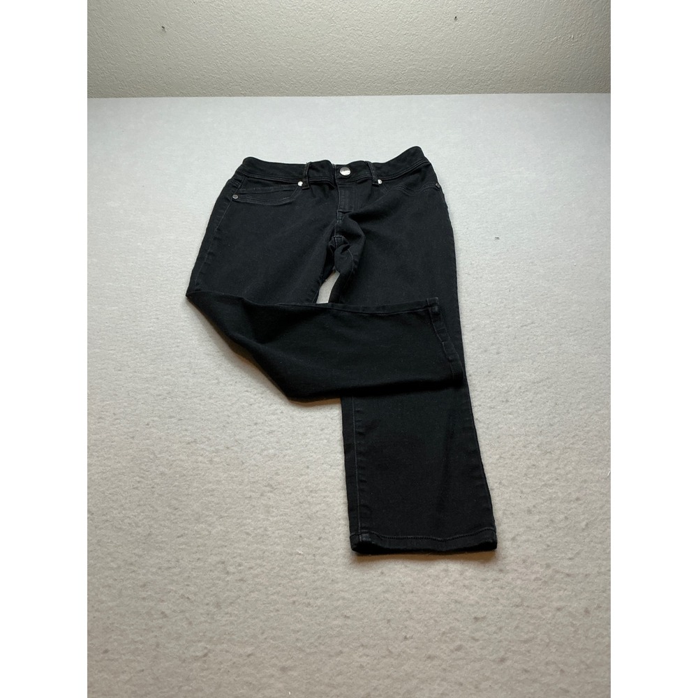 1822 Denim Skinny Jeans Black Stretch Comfort Size 10‎ Casual CD3M3048A1